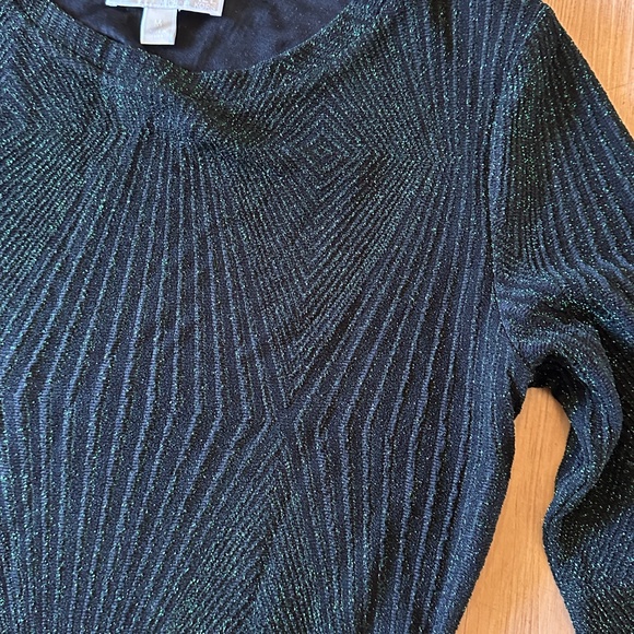 Michael Kors Womens Metallic Bodycon Dress - Picture 2 of 4